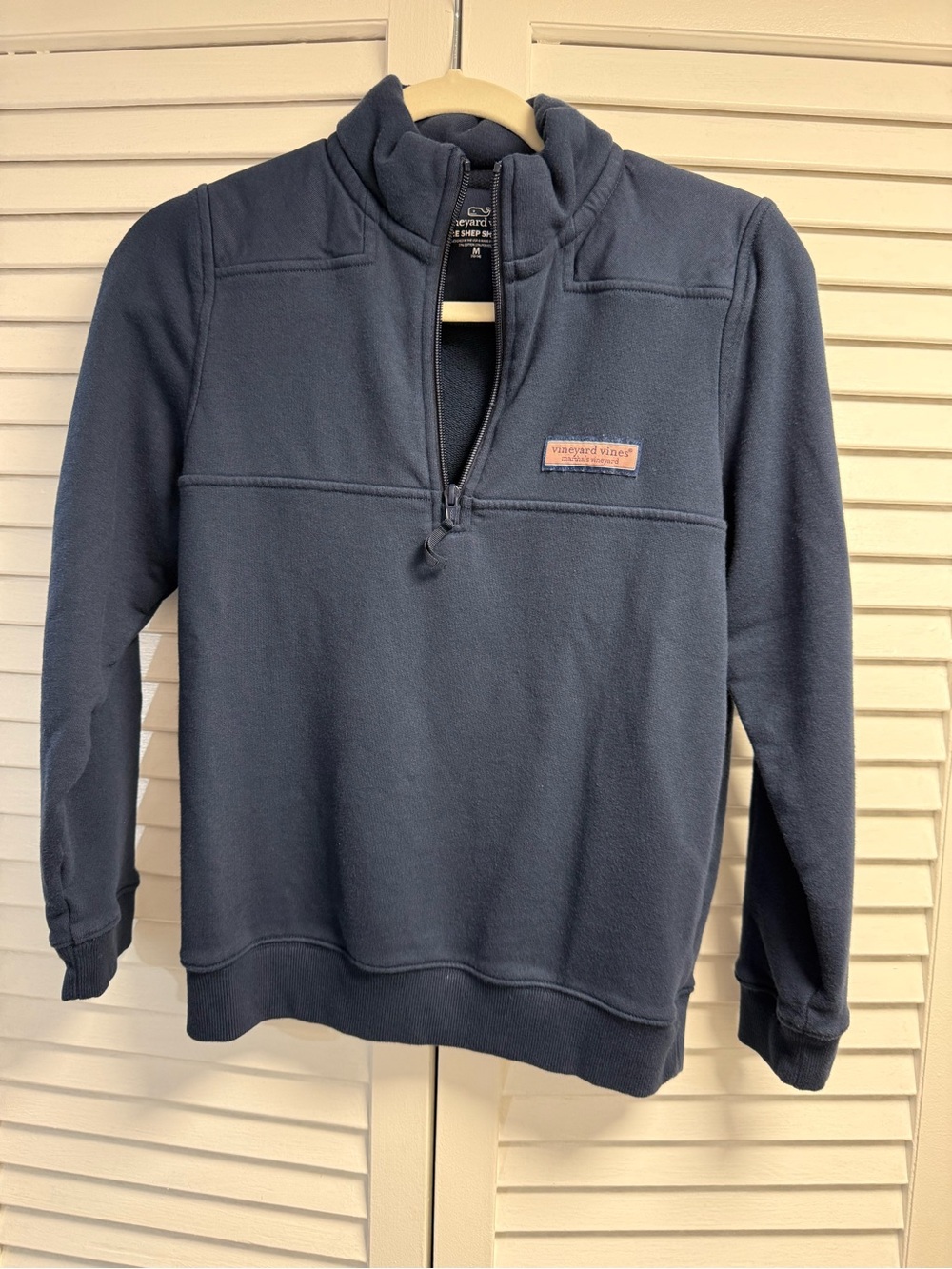 Vineyard Vines boys Navy Quarter-Zip Pullover Sweater